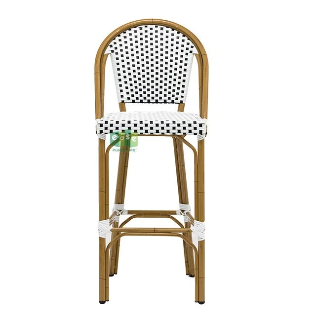 Aluminum Bistro Rattan Outdoor Bar Stools suppliers