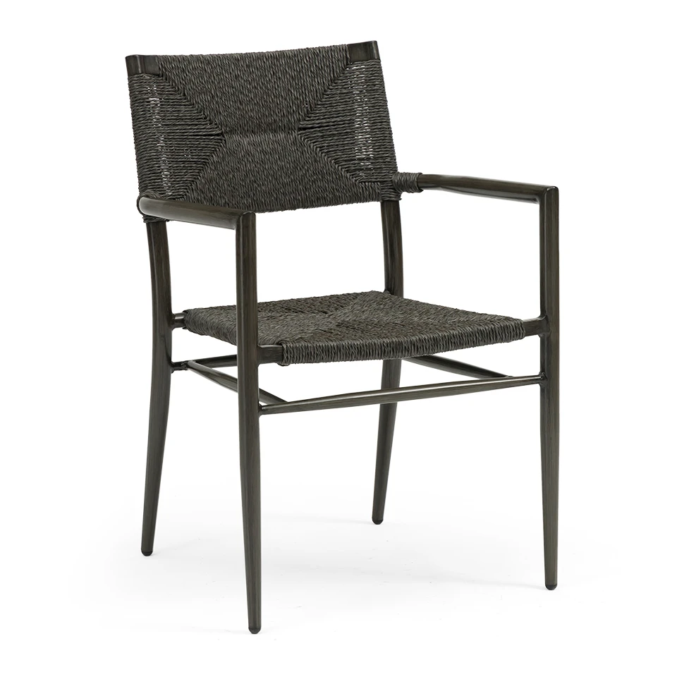 Chaises de restaurant de qualité extérieure avec bras