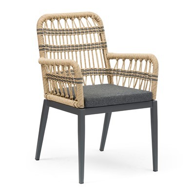 Chaises commerciales en aluminium de café