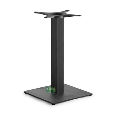 Bases de table d'extérieur carrées en fonte