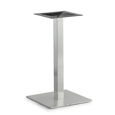 Bases de table d'extérieur carrées en acier inoxydable