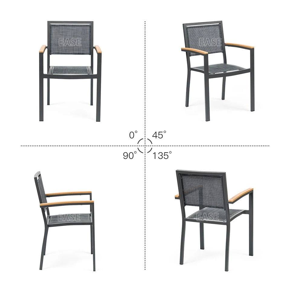 China Textilene Garden Outdoor Chairs Manufacturers, Suppliers, Factory